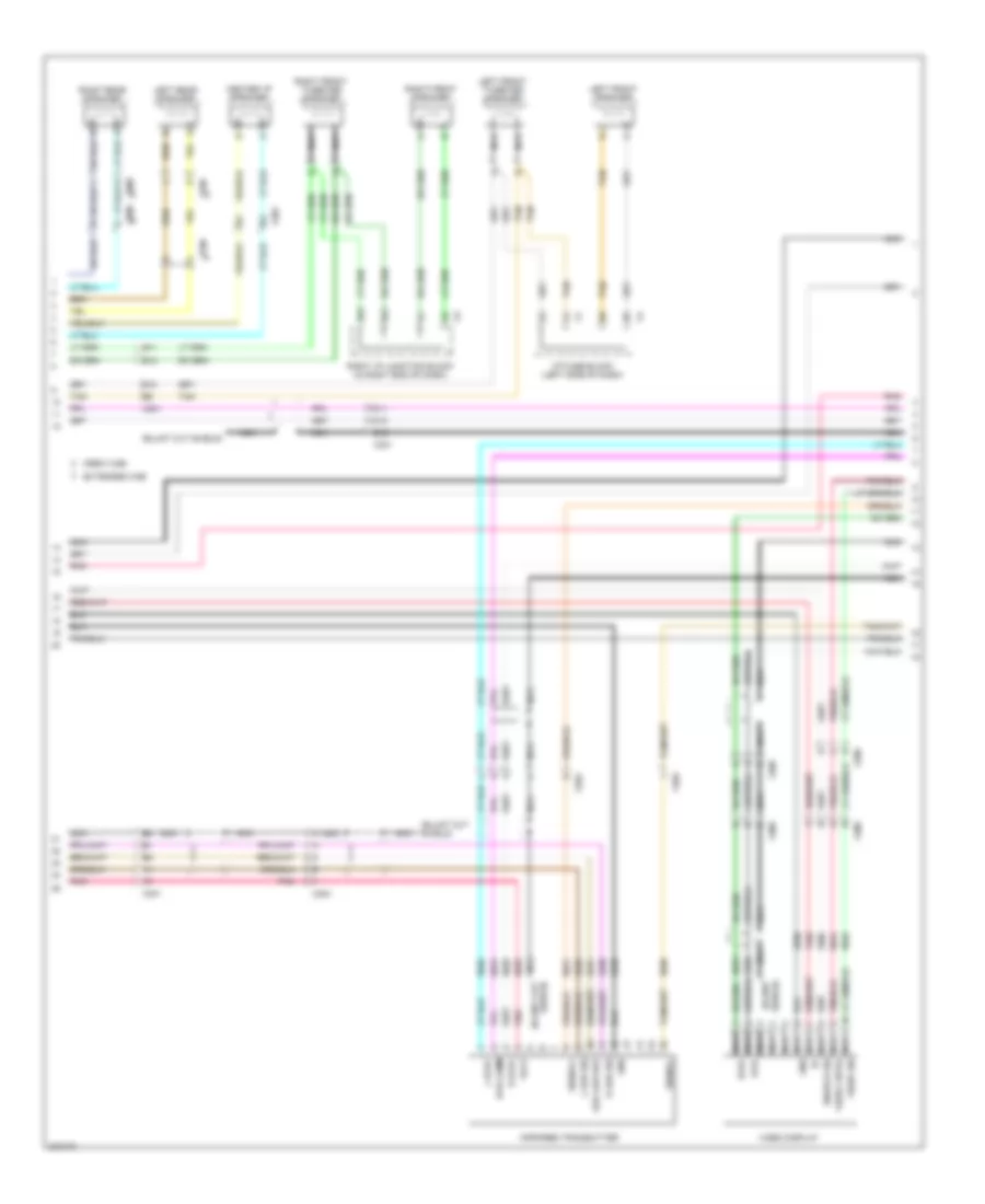 Navigation Wiring Diagram, withUYS, Y91 & UQA (4 из 5) для GMC Sierra HD 2012 3500