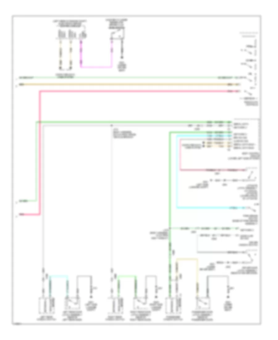 Электросхема панели приборов (2 из 2) для GMC Terrain SLE 2014