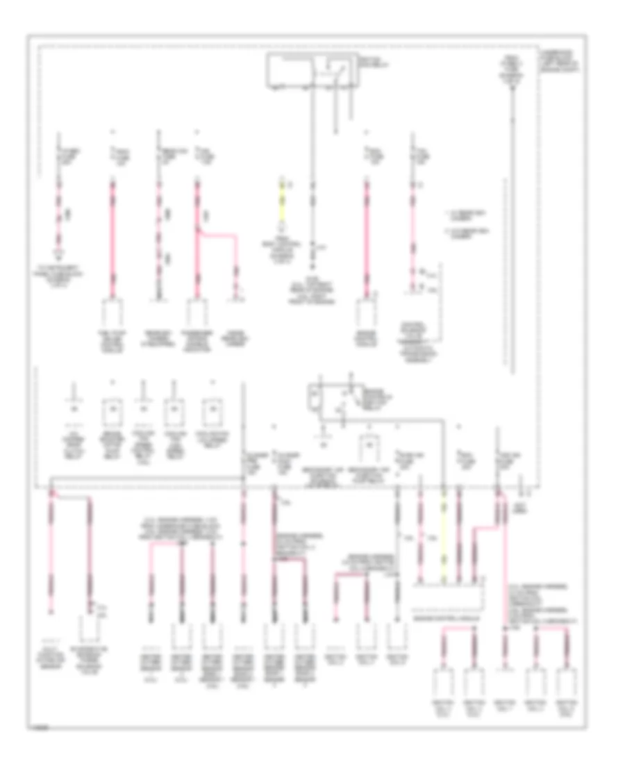 Электросхема блока предохранителей и реле (4 из 4) для GMC Terrain SLE 2014
