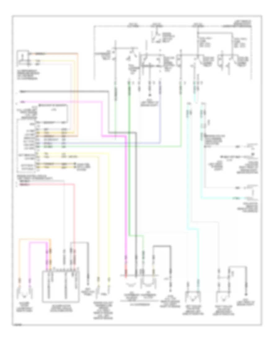 Электросхема кондиционера (2 из 2) для GMC Terrain SLT 2014