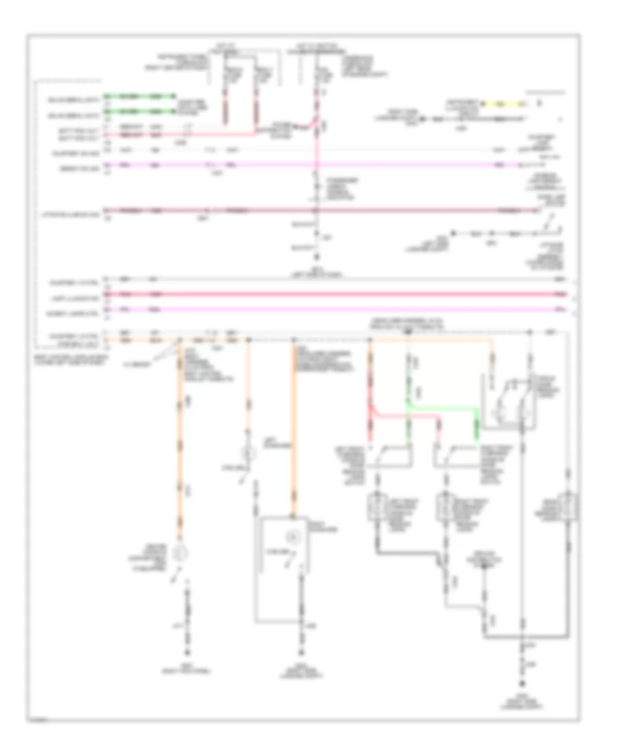Электросхема подсветки (1 из 2) для GMC Terrain SLT 2014