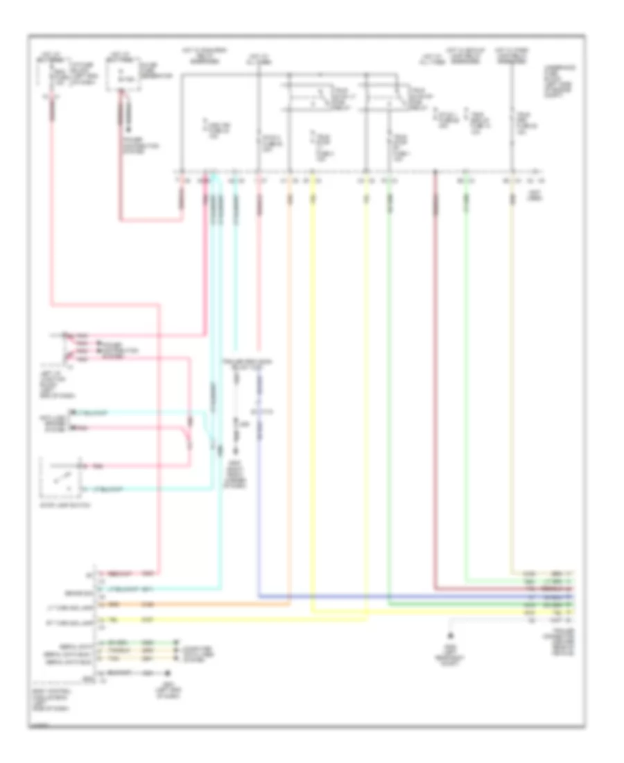 Электросхема розетки подключения прицепа для GMC Yukon SLE 2014