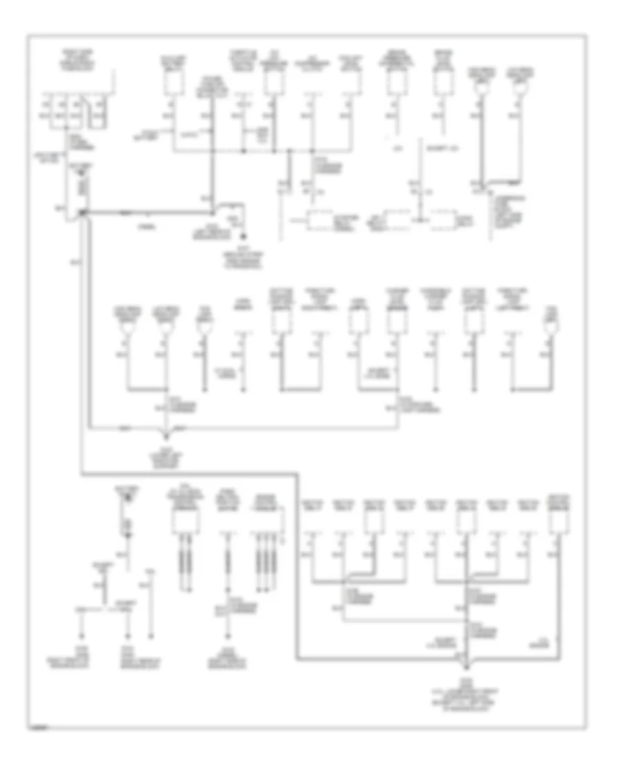 Электросхема подключение массы заземления, кроме гибрида (1 из 4) для GMC Sierra HD 2006 1500
