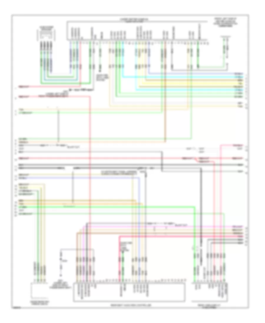 Navigation Wiring Diagram, withY91 & withUQA (2 из 3) для GMC Yukon XL C2007 2500