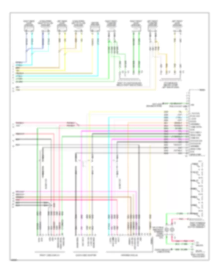 Navigation Wiring Diagram, withY91 & withUQA (3 из 3) для GMC Yukon XL C2007 2500