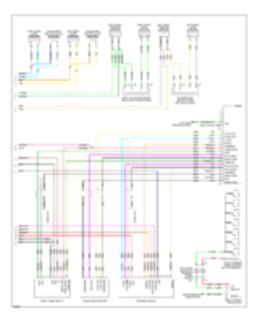 Navigation Wiring Diagram, withY91 & without UQA & without UQS (3 из 3) для GMC Yukon XL C2007 2500