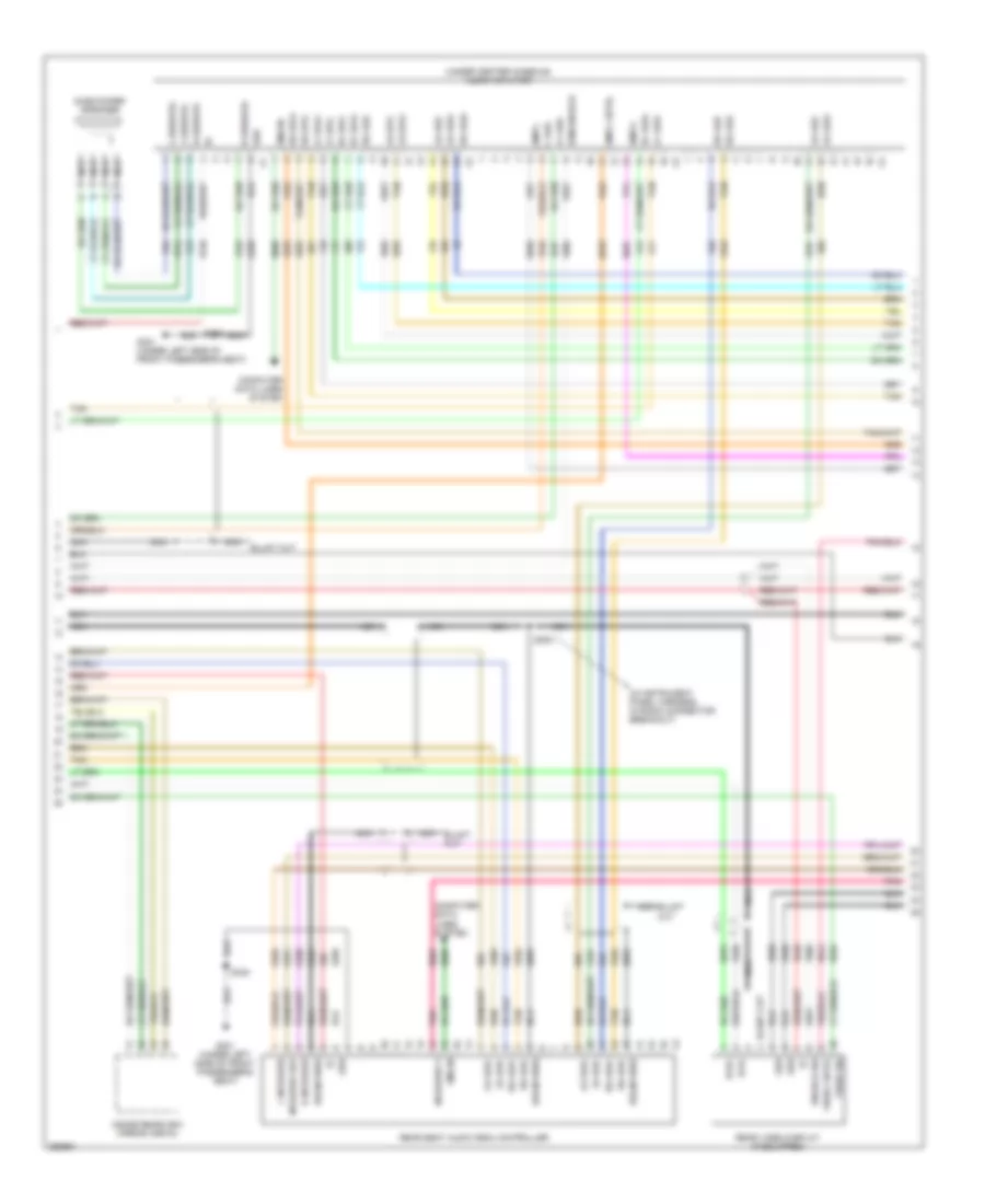 Navigation Wiring Diagram, without Y91 & withUQS (2 из 3) для GMC Yukon XL C2007 2500