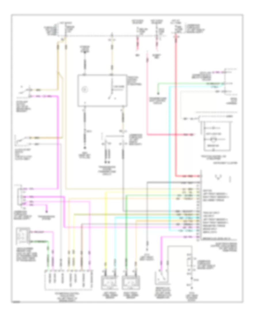 схема антиблокировочной тормозной системы для GMC Sierra HD 2006 2500