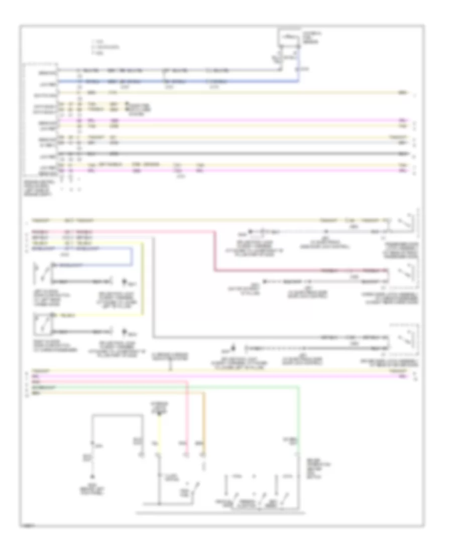 Электросхема панели приборов (2 из 3) для GMC RV Cutaway G2013 3500