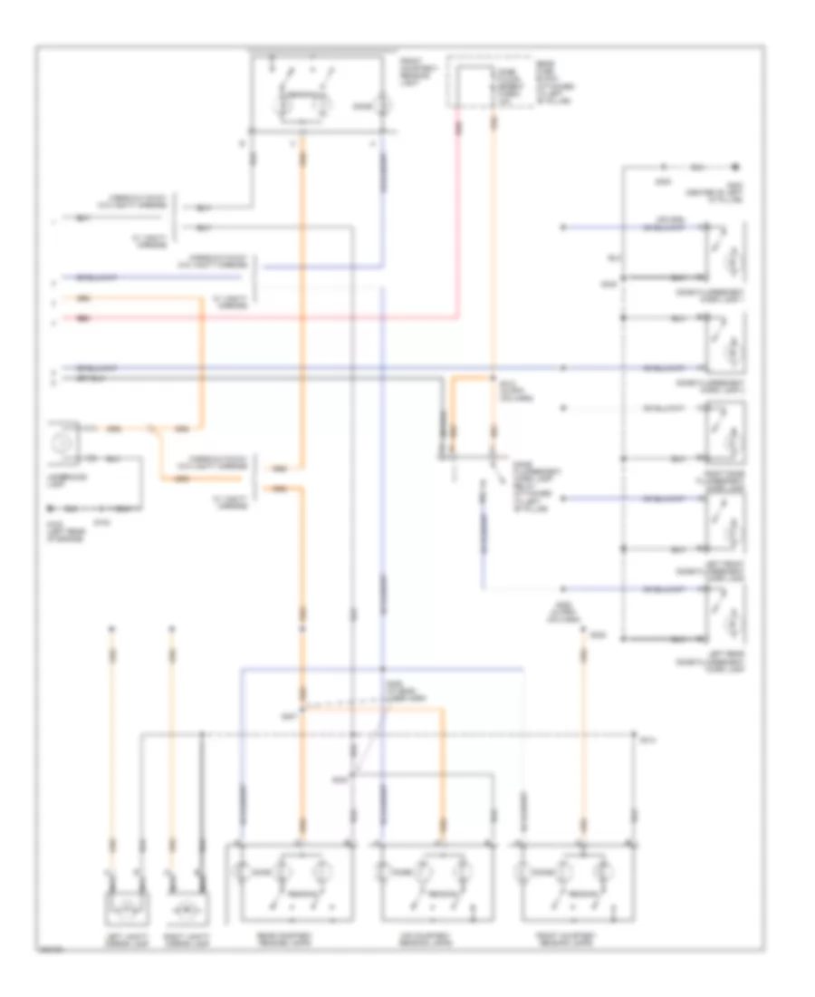 Электросхема подсветки, без Пакет Upfitter (2 из 2) для GMC Savana G3500 2006