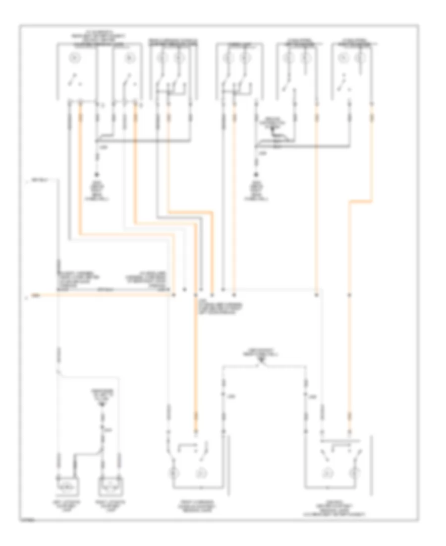 Электросхема подсветки (2 из 2) для GMC Acadia SLT 2008