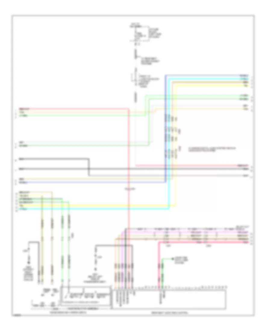 Radio Wiring Diagram, without UYS, Y91 & UQA (2 из 3) для GMC Sierra Denali 2013 1500