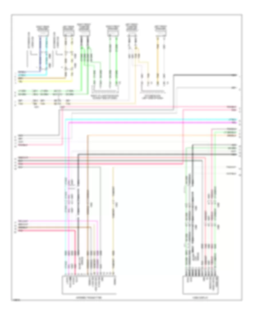 Navigation Wiring Diagram, withUYS & UQA, без Y91 (4 из 5) для GMC Sierra Denali 2013 1500