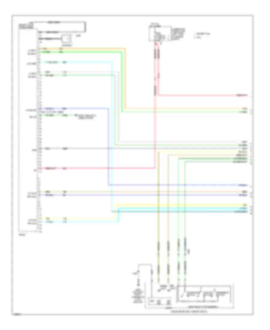 Navigation Wiring Diagram, withUYS without Y91 & UQA (1 из 5) для GMC Sierra Denali 2013 1500