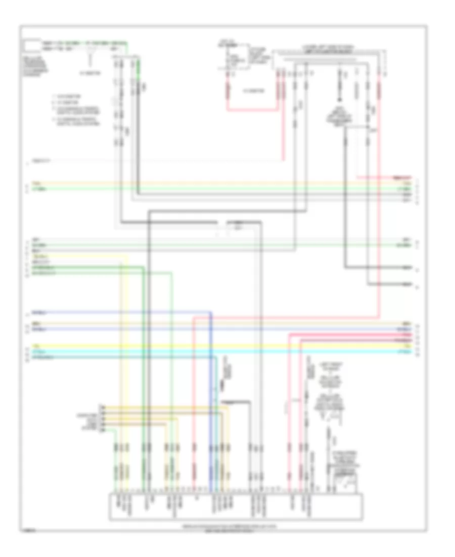 Navigation Wiring Diagram, withUYS without Y91 & UQA (2 из 5) для GMC Sierra Denali 2013 1500