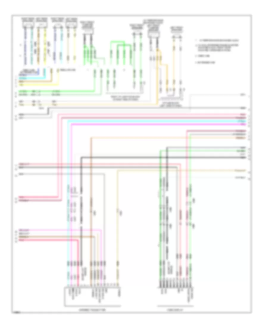 Navigation Wiring Diagram, withUYS without Y91 & UQA (4 из 5) для GMC Sierra Denali 2013 1500