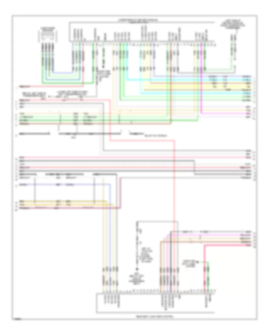 Navigation Wiring Diagram, withUYS, Y91 & UQA (3 из 5) для GMC Sierra Denali 2013 1500