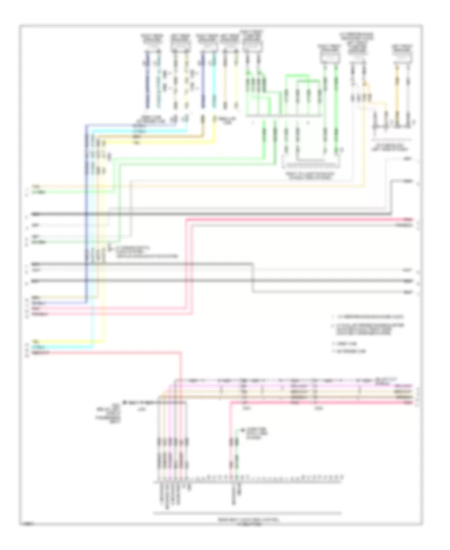 Navigation Wiring Diagram, withUYS, Y91 & without UQA (3 из 4) для GMC Sierra Denali 2013 1500