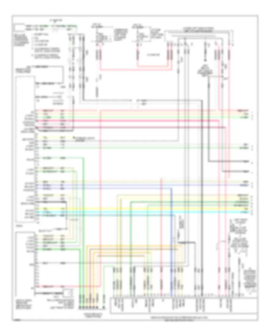 Navigation Wiring Diagram, without UYS, Y91 & UQA (1 из 3) для GMC Sierra Denali 2013 1500