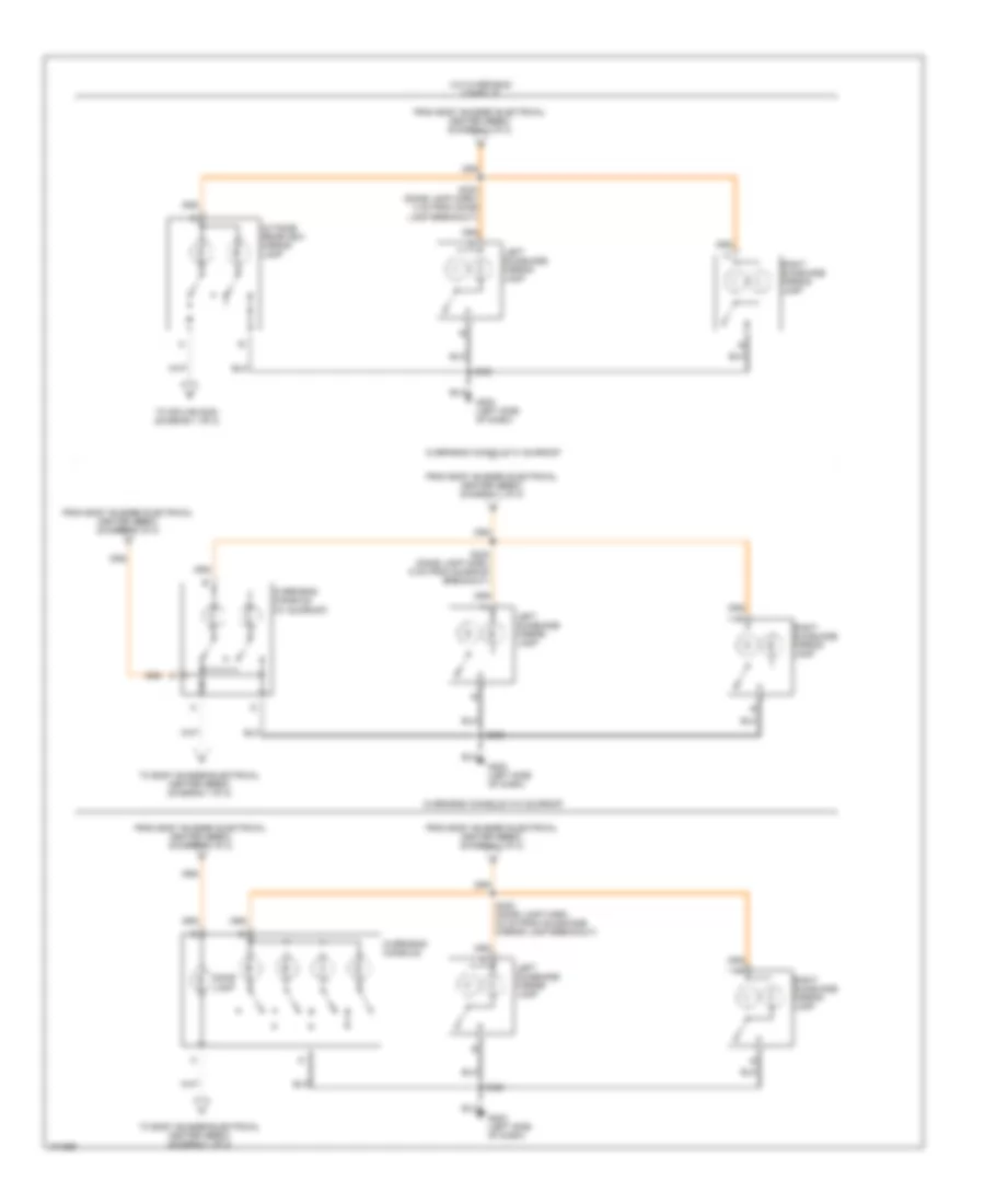 Электросхема подсветки (2 из 2) для GMC Envoy 1998