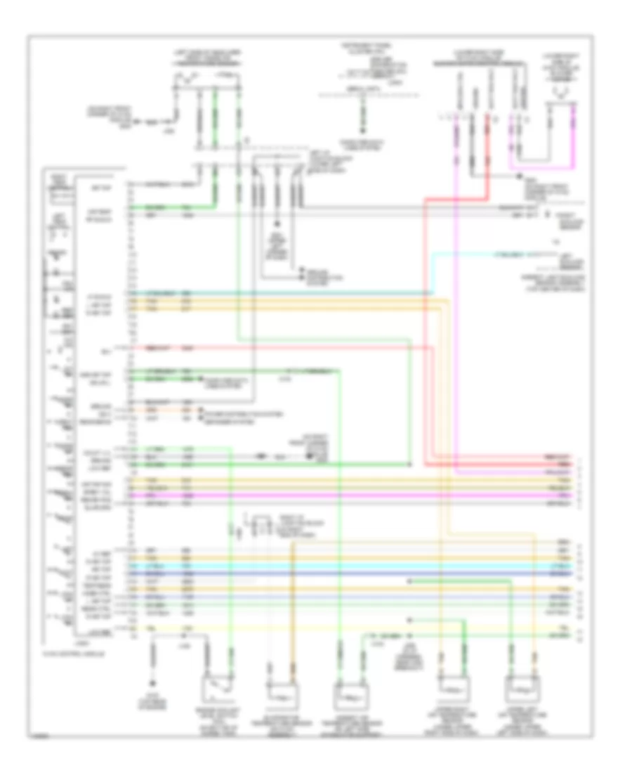 Электросхема кондиционера, Кроме Гибрида (1 из 3) для GMC Sierra Hybrid 2013 1500