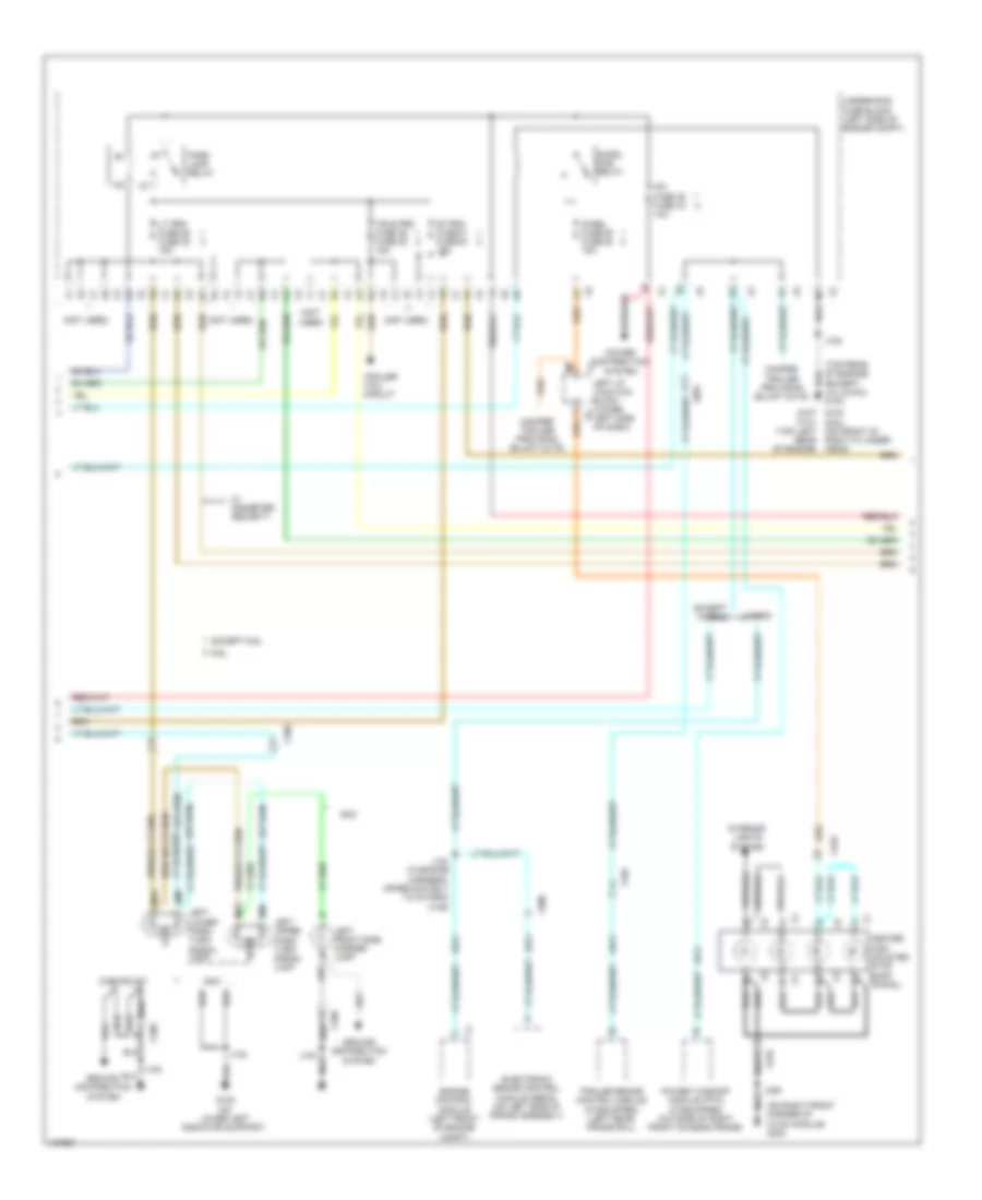 Электросхема внешнего освещения (2 из 3) для GMC Sierra Hybrid 2013 1500