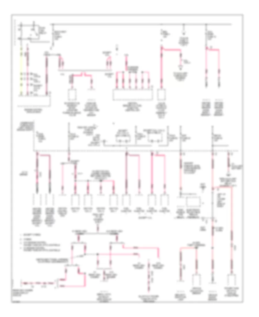 Электросхема блока предохранителей и реле (6 из 7) для GMC Sierra 2012 1500