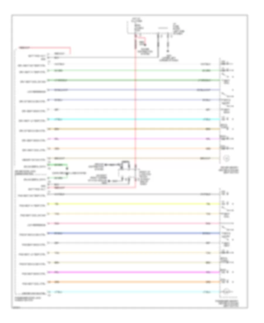 Электросхема климат контроля сидений (2 из 2) для GMC Sierra 2012 1500