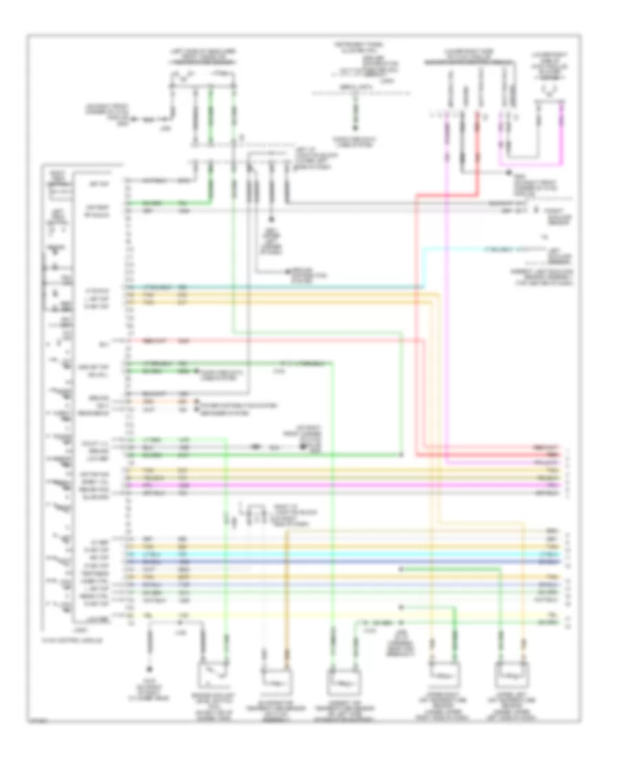 Электросхема кондиционера, Кроме Гибрида (1 из 3) для GMC Sierra 2012 1500