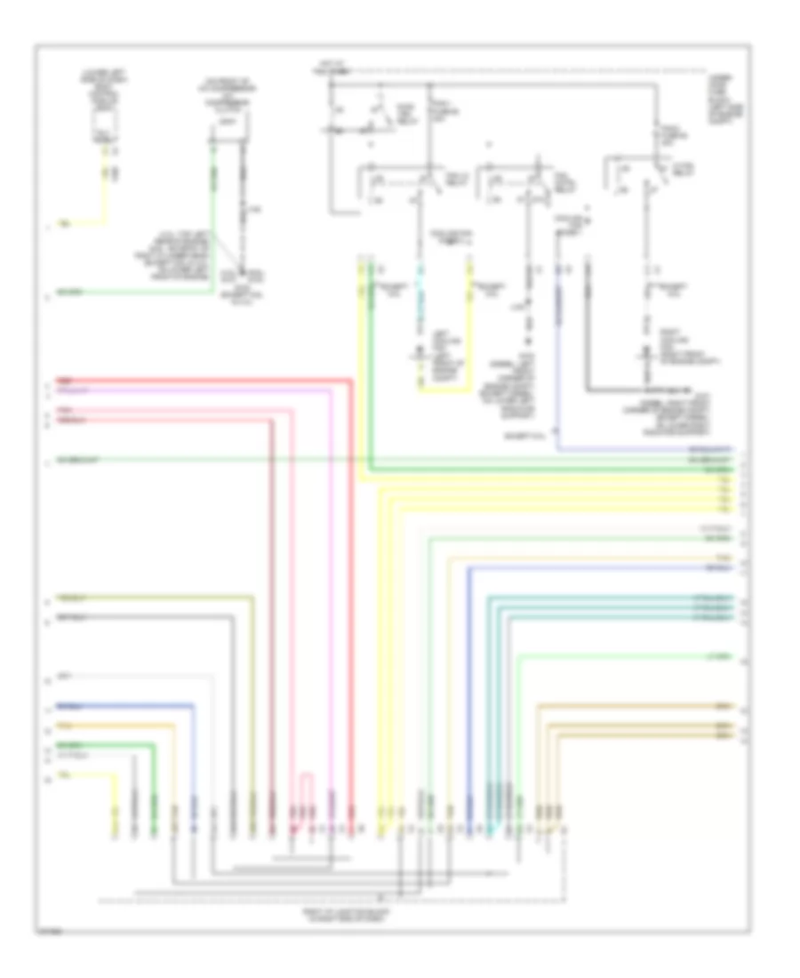 Электросхема кондиционера с ручный управлением (2 из 3) для GMC Sierra 2012 1500