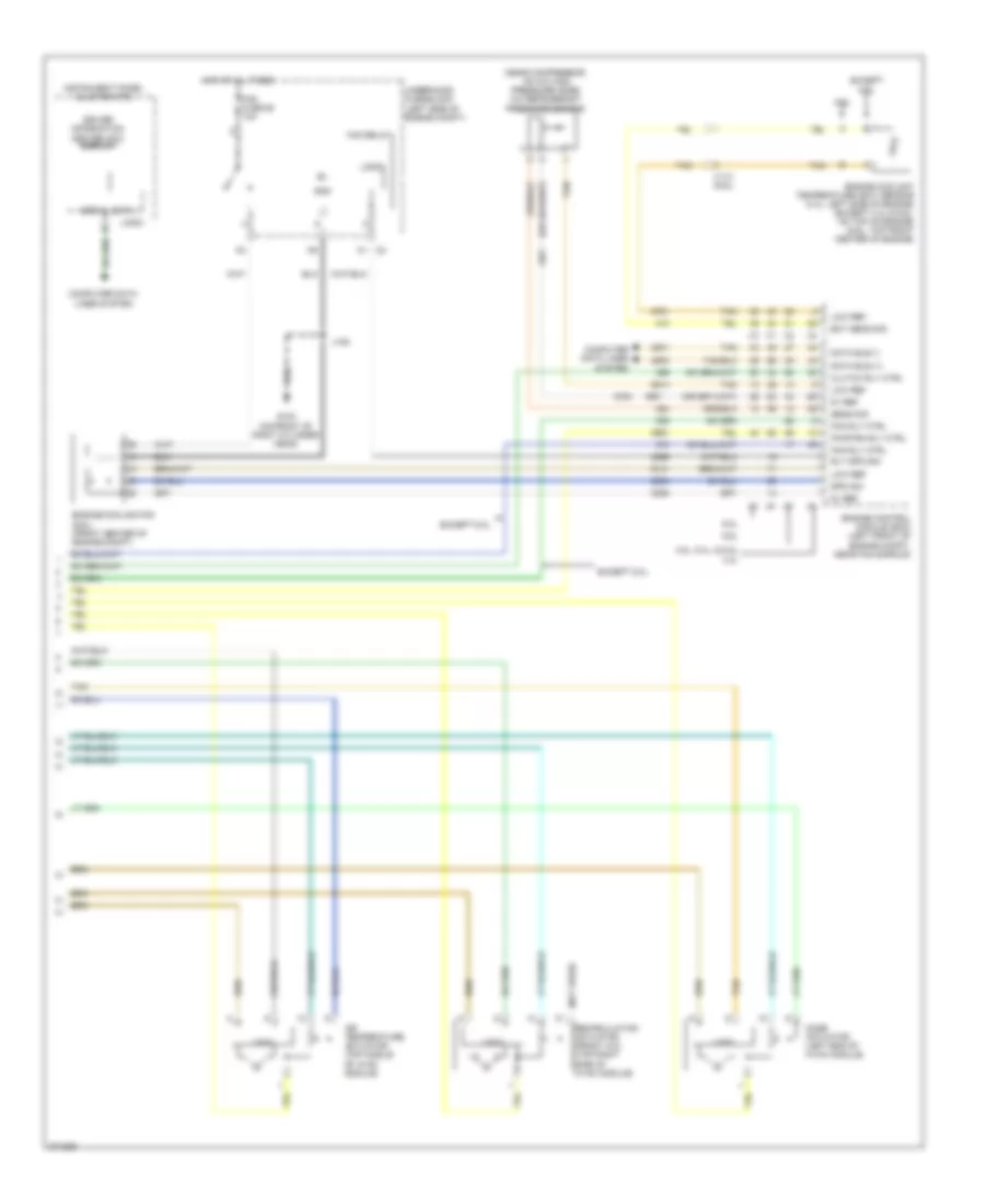 Электросхема кондиционера с ручный управлением (3 из 3) для GMC Sierra 2012 1500