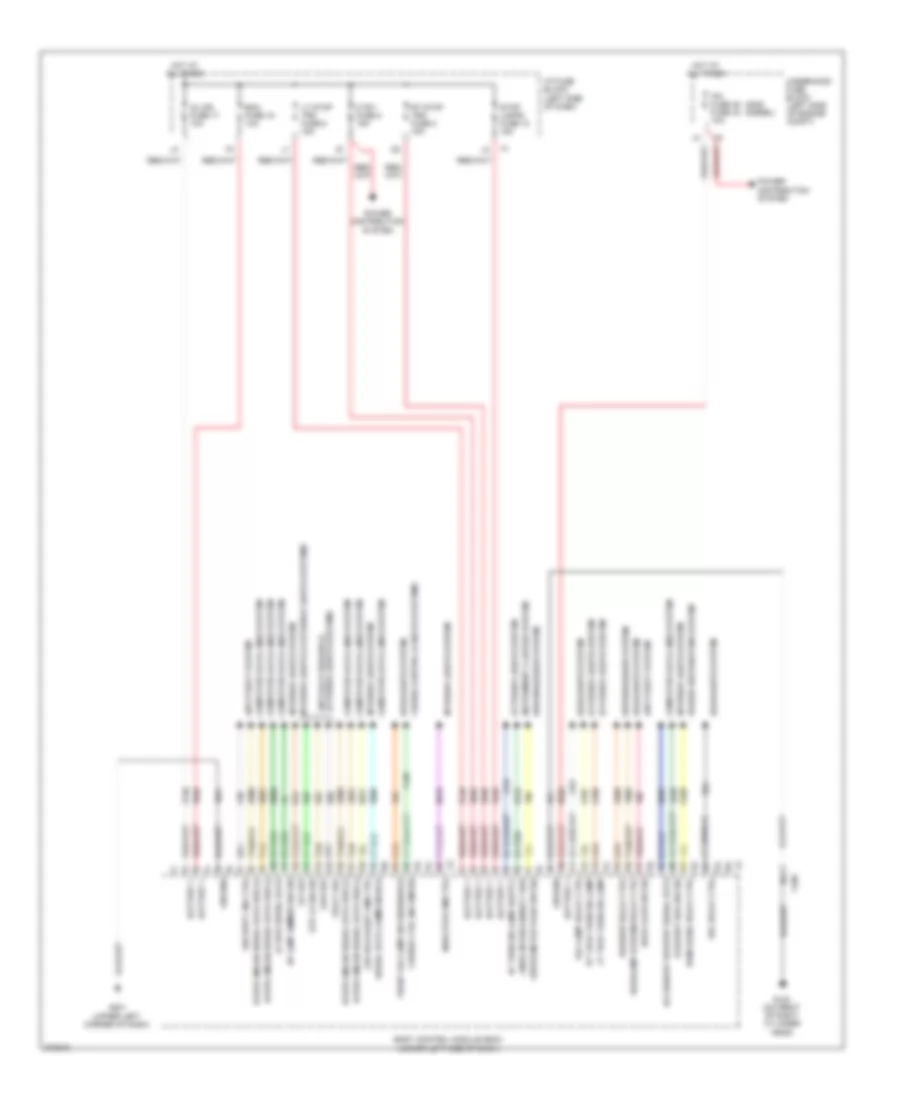 Электросхема блоков управления кузовом (2 из 3) для GMC Sierra 2012 1500
