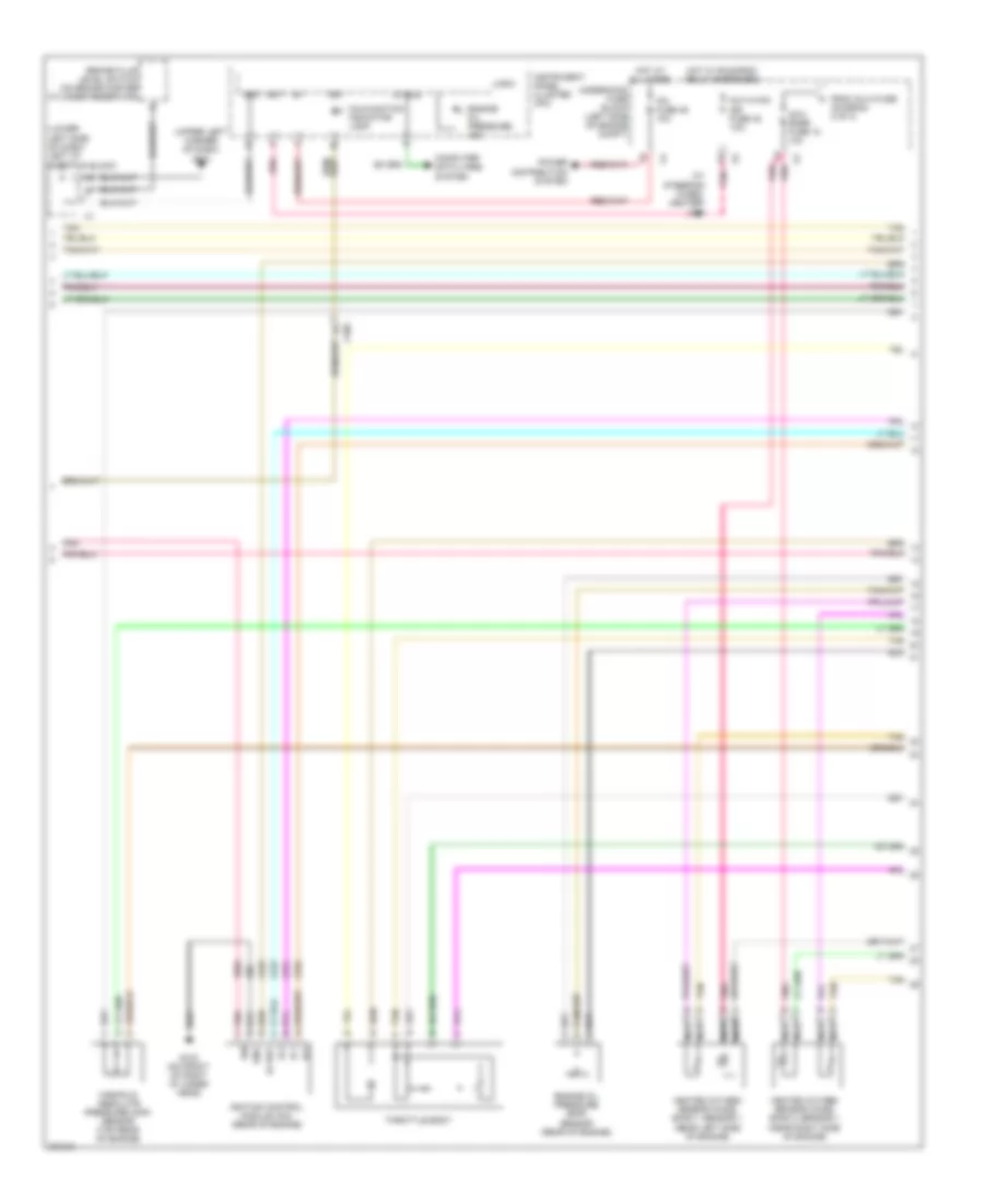 4.3L ВИН X, Электросхема системы управления двигателем (3 из 4) для GMC Sierra 2012 1500