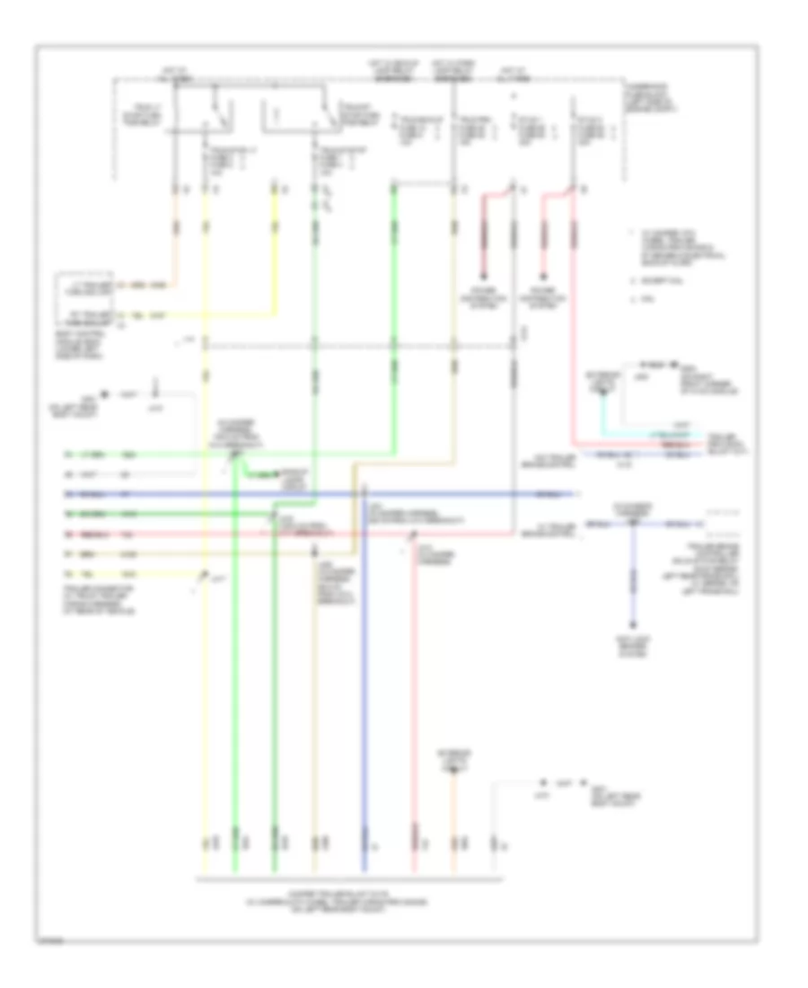 Электросхема розетки подключения прицепа для GMC Sierra 2012 1500