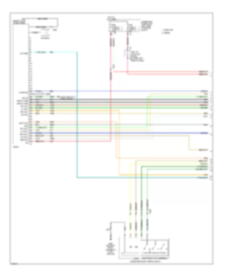 Navigation Wiring Diagram, withUYS & UQA, без Y91 (1 из 5) для GMC Sierra 2012 1500
