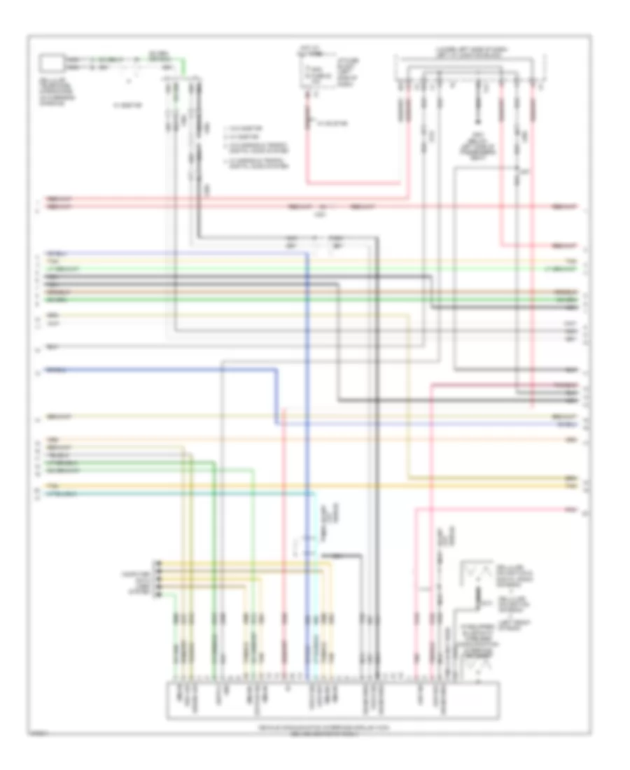 Navigation Wiring Diagram, withUYS & UQA, без Y91 (2 из 5) для GMC Sierra 2012 1500