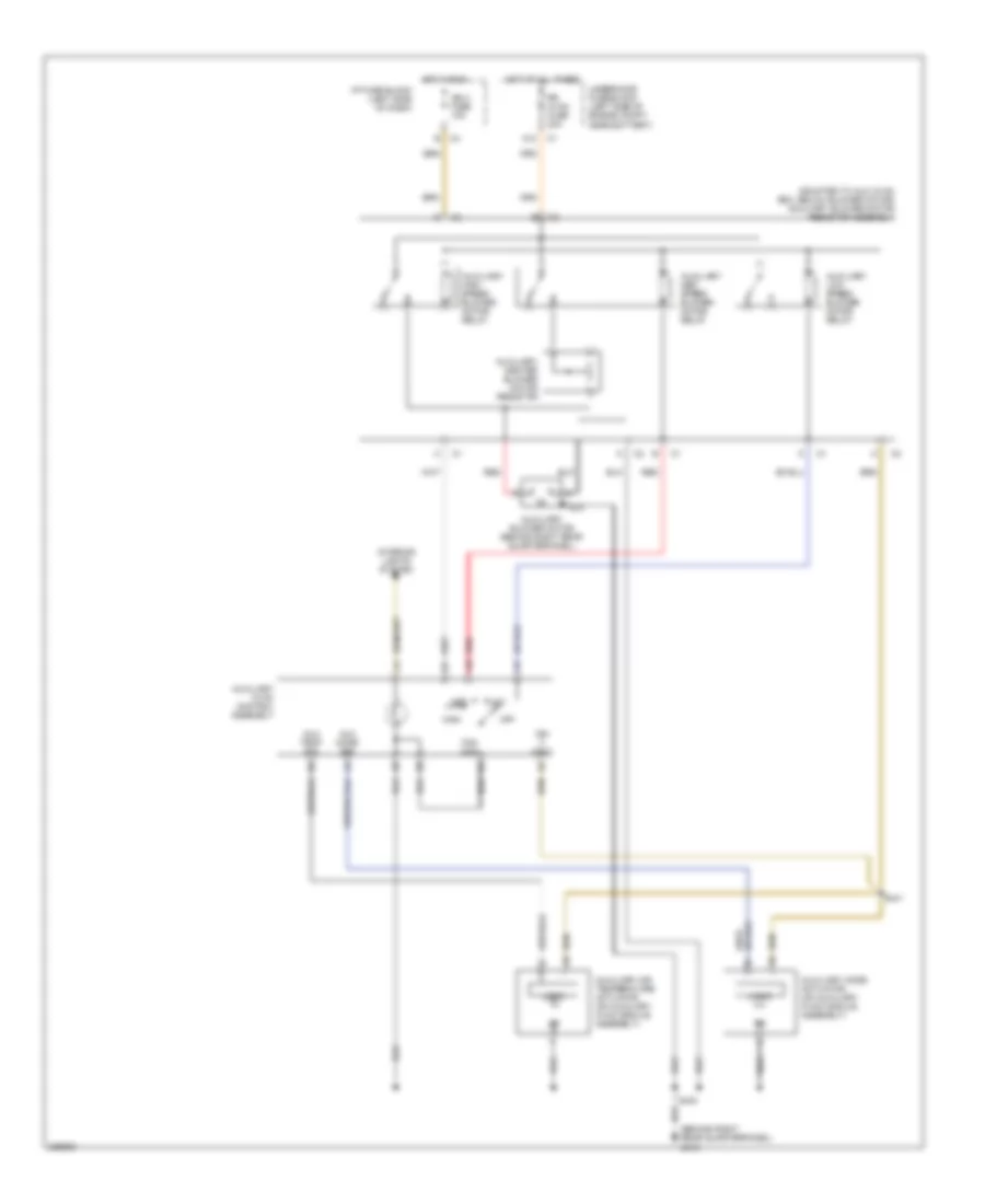 Manual A/C Wiring Diagram, Rear withHeat & A/C С Короткая Колесная база для GMC Yukon XL K2006 2500