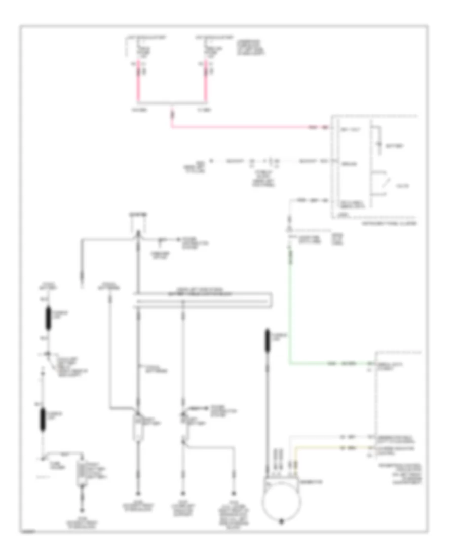 Электросхема Генератора, гибрид для GMC Sierra 2005 1500