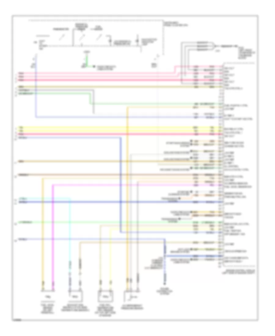 6.6L VIN 6, Электросхема системы управления двигателем (5 из 5) для GMC Savana Special G2008 3500