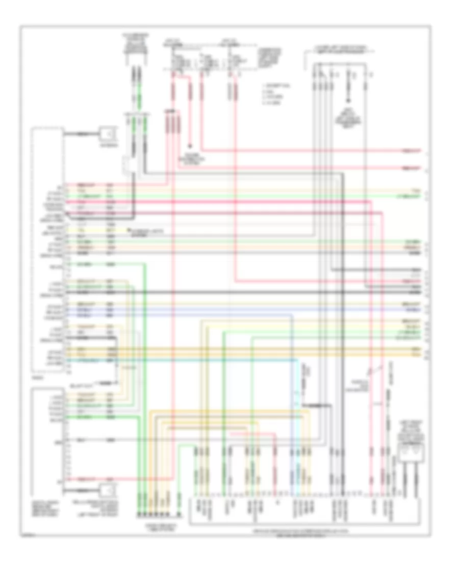 Radio Wiring Diagram, withY91 & withUQA (1 из 3) для GMC Sierra 2008 1500
