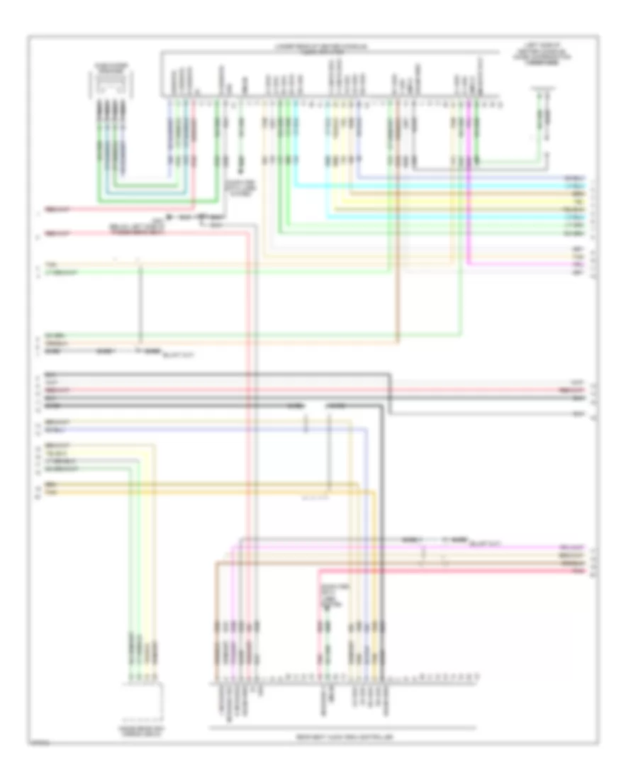 Radio Wiring Diagram, withY91 & withUQA (2 из 3) для GMC Sierra 2008 1500