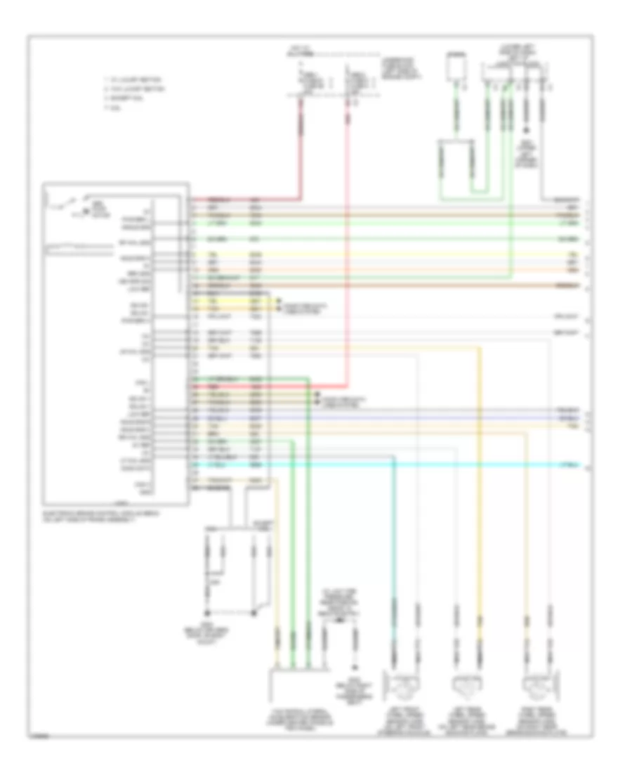 Схема антиблокировочной тормозной системы, С JL4 (1 из 2) для GMC Sierra 2008 1500