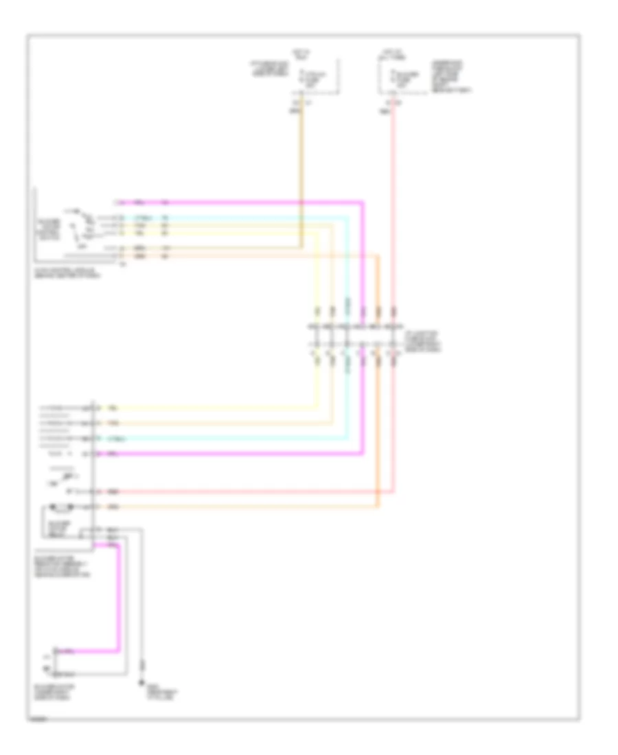 схема нагревателя для GMC Sierra 2006 1500