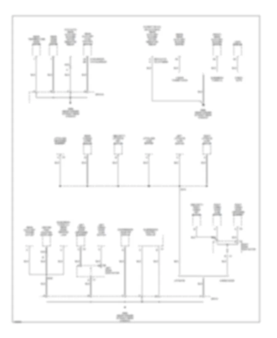 Электросхема подключение массы заземления (4 из 4) для GMC Yukon XL K2000 1500