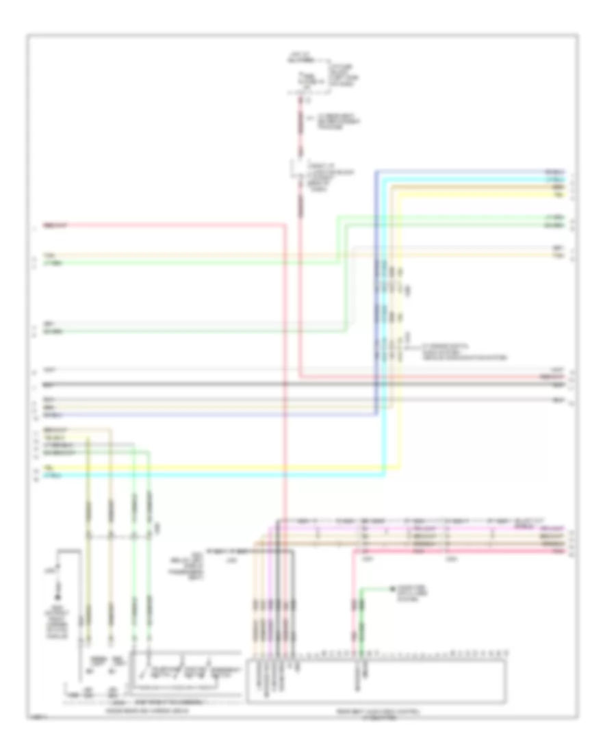 Radio Wiring Diagram, withY91, without UYS & UQA (2 из 3) для GMC Sierra XFE 2013 1500