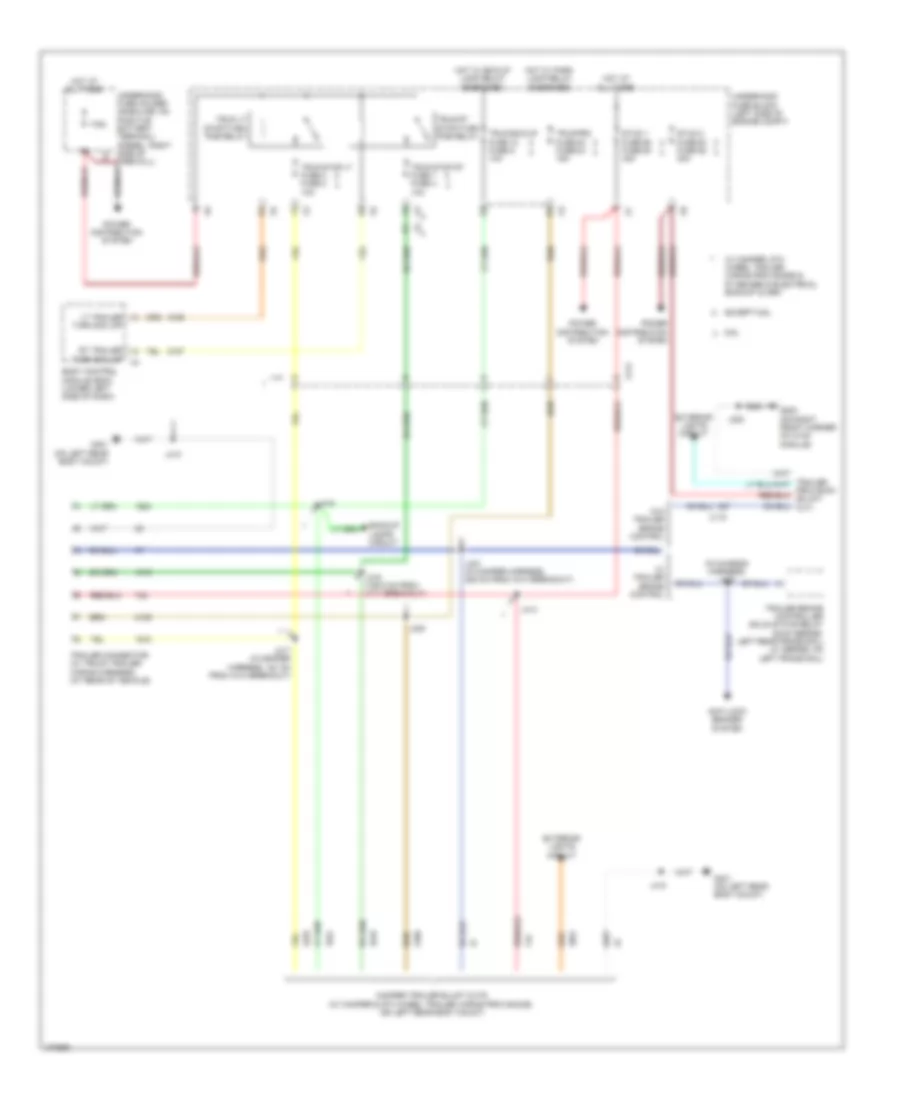 Электросхема розетки подключения прицепа для GMC Sierra XFE 2013 1500
