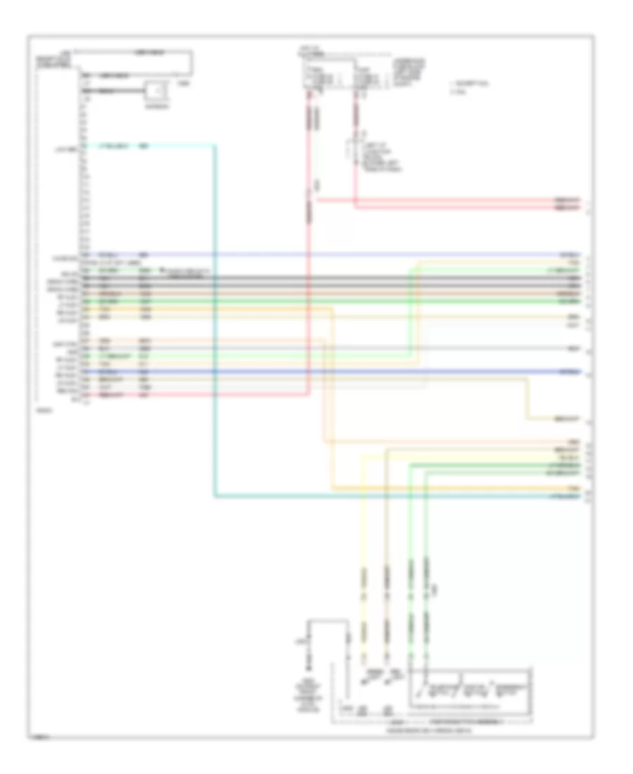 Navigation Wiring Diagram, withUYS & UQA, без Y91 (1 из 5) для GMC Sierra XFE 2013 1500