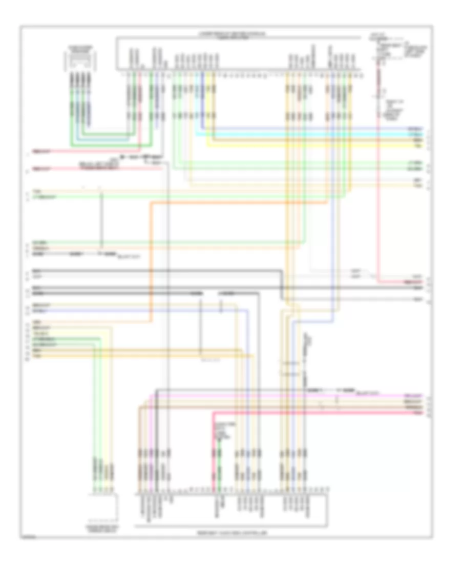 Radio Wiring Diagram, without Y91 & withUQA (2 из 3) для GMC Sierra HD 2008 3500