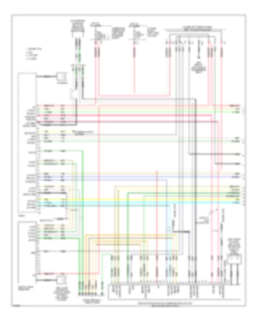 Radio Wiring Diagram, without Y91 & without UQA (1 из 3) для GMC Sierra HD 2008 3500