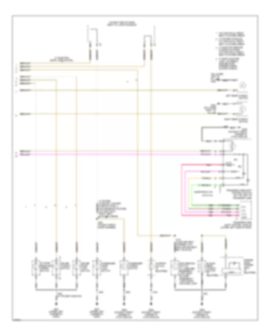 Электросхема подсветки приборов (2 из 2) для GMC Sierra HD 2008 3500
